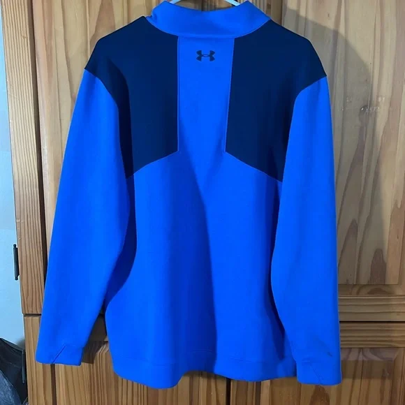 Under Armor blue pull over Jacket - Picture 4 of 5